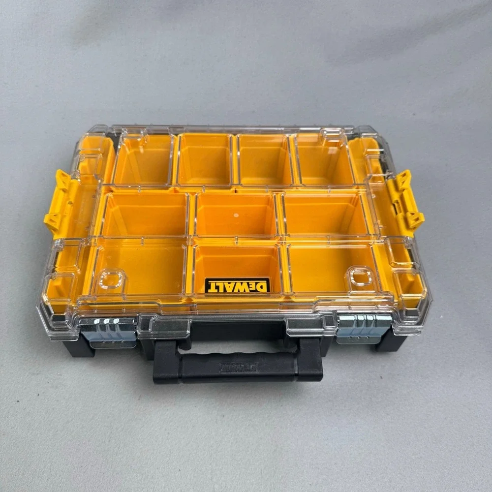 DEWALT TSTAK Clear Lid Organizer 9 Compartment Tool‎ Storage Case DWST17805